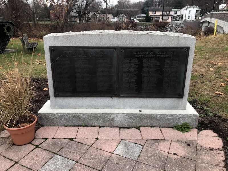 Veterans of World War II Marker. Click for full size. Veterans of World War II Marker image. Click for full size.