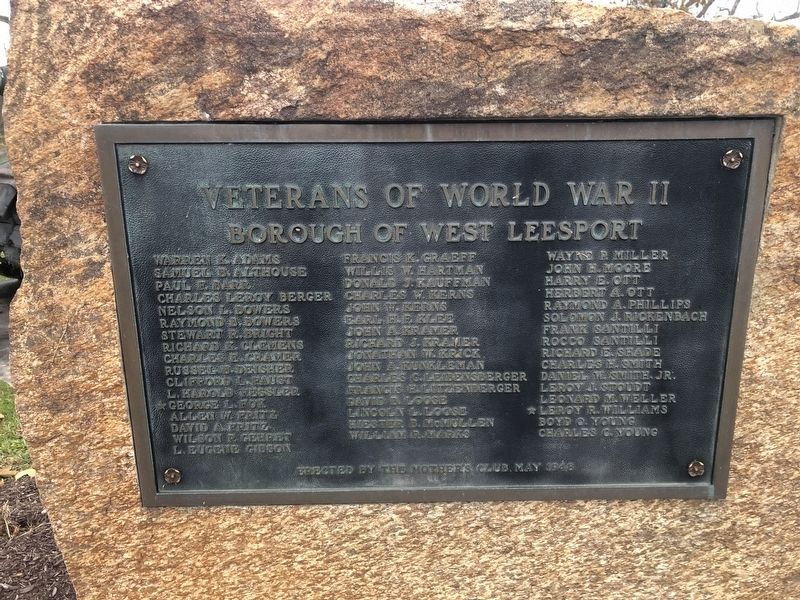 Veterans of World War II Marker image. Click for full size.