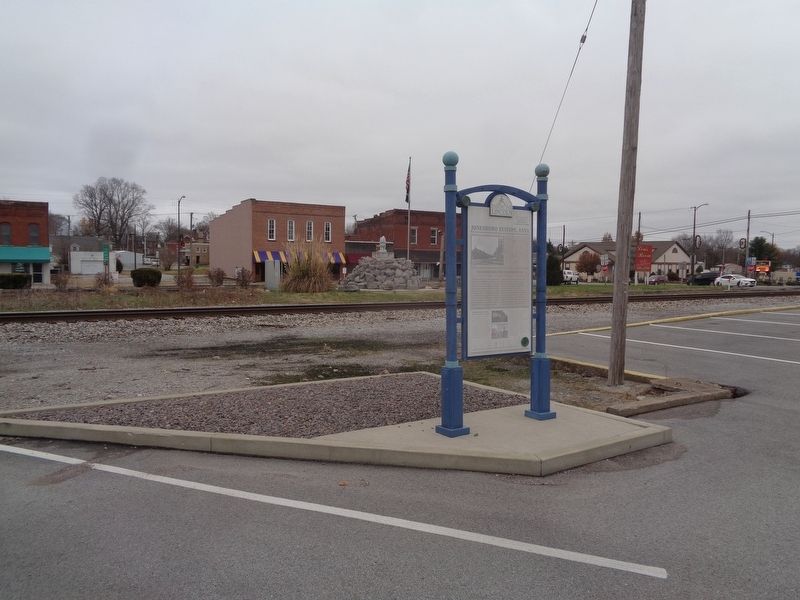 Jonesboro Station, Anna Marker image. Click for full size.