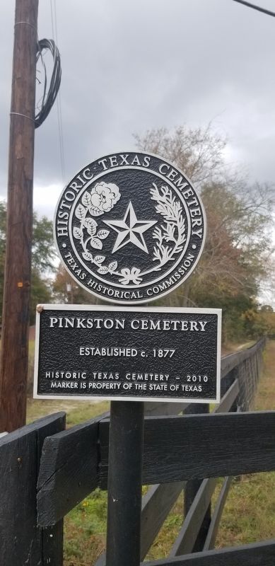 Pinkston Cemetery Marker image. Click for full size.