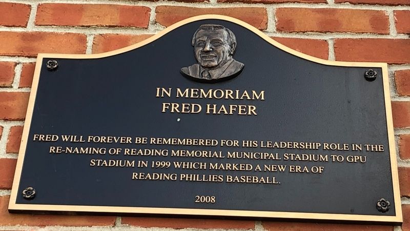 Fred Hafer Marker. Click for full size. Fred Hafer Marker image. Click for full size.