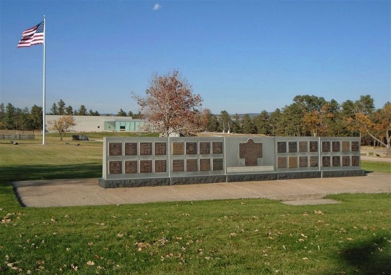 509 Composite Bomb Group  509th Bomb Wing Marker on Memorial Wall image. Click for full size.