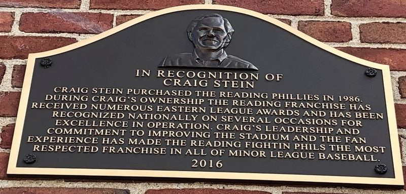 In Recognition of Craig Stein Marker. Click for full size. In Recognition of Craig Stein Marker image. Click for full size.