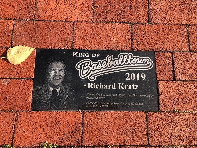 Richard Kratz Marker. Click for full size. Richard Kratz Marker image. Click for full size.