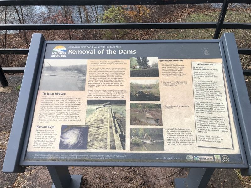 Removal of the Dams Marker image. Click for full size.