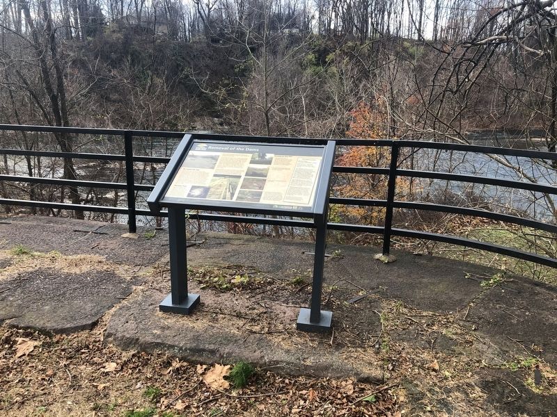 Removal of the Dams Marker image. Click for full size.