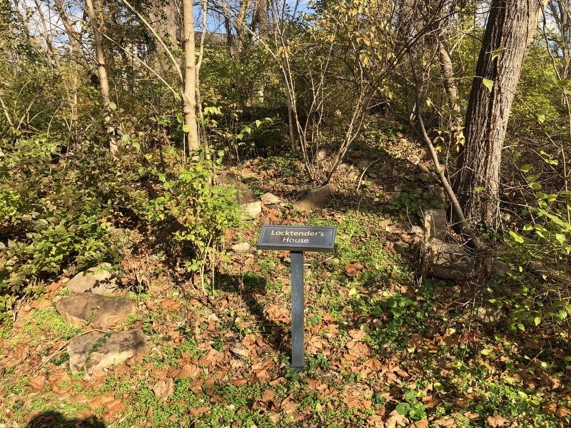 Nearby is the site of the Locktender's House image. Click for full size.