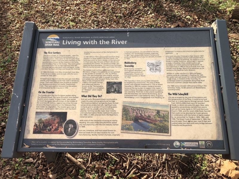 Living with the River Marker image. Click for full size.