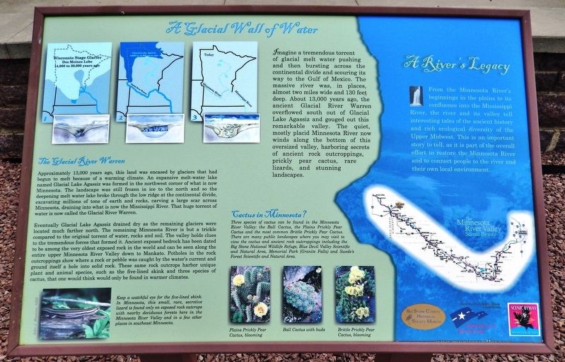 A Glacial Wall of Water Marker image. Click for full size.