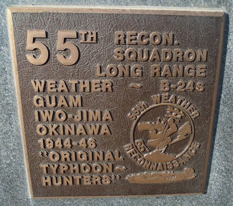 55th Reconnaissance Squadron Marker image. Click for full size.