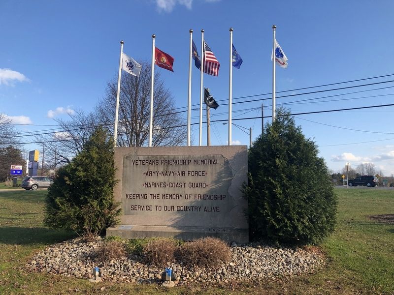 Veterans Friendship Memorial. Click for full size. Veterans Friendship Memorial image. Click for full size.