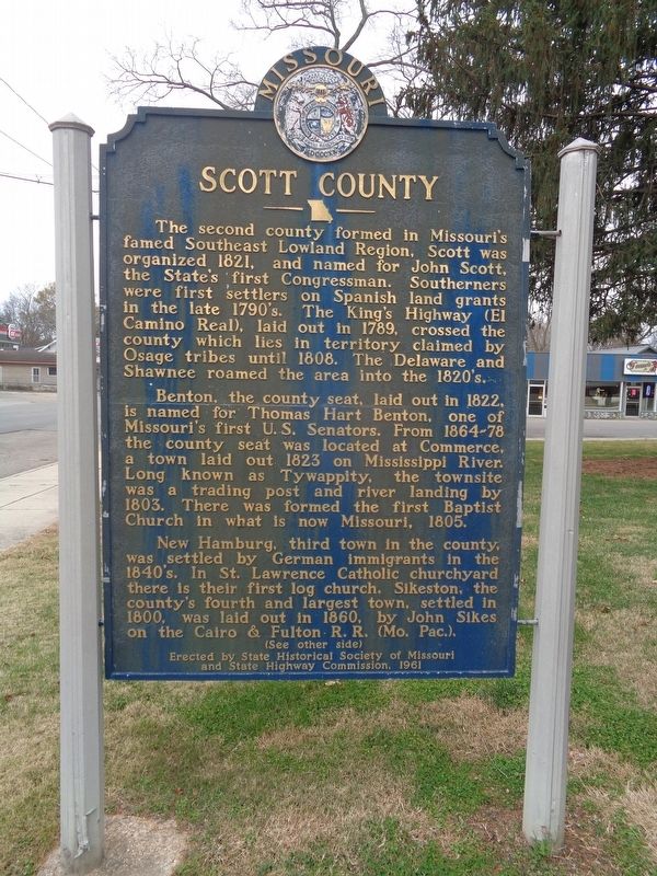 Scott County Marker image. Click for full size.