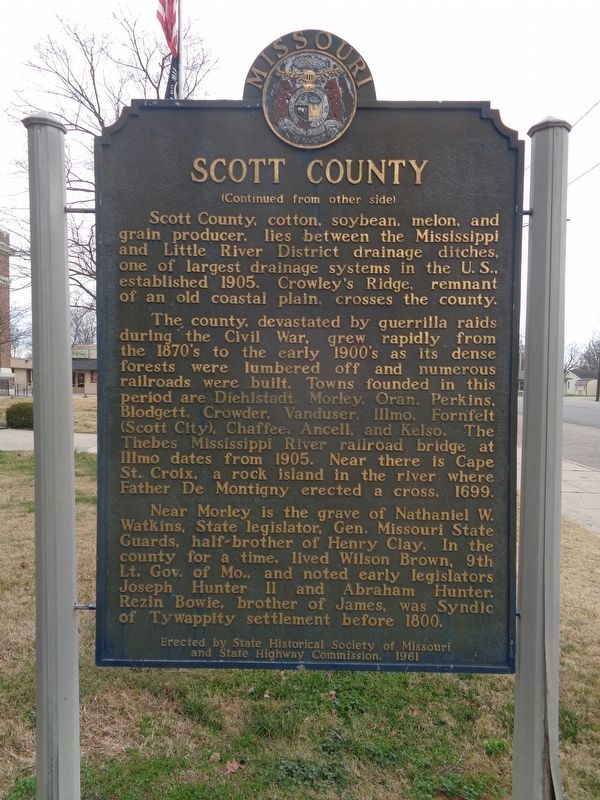 Scott County Marker image. Click for full size.