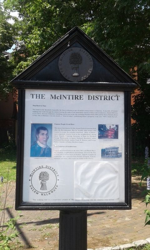 The McIntire District Marker image. Click for full size.