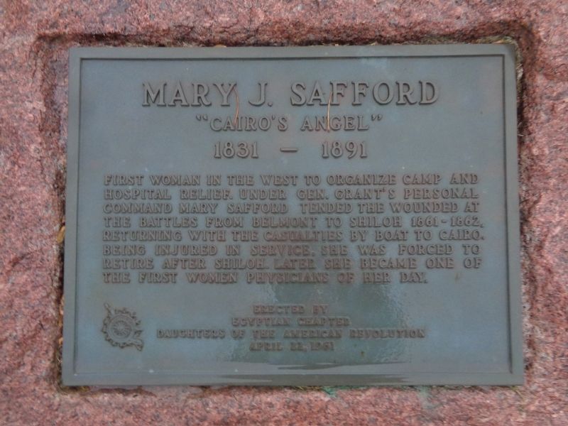 Mary J. Safford Marker image. Click for full size.