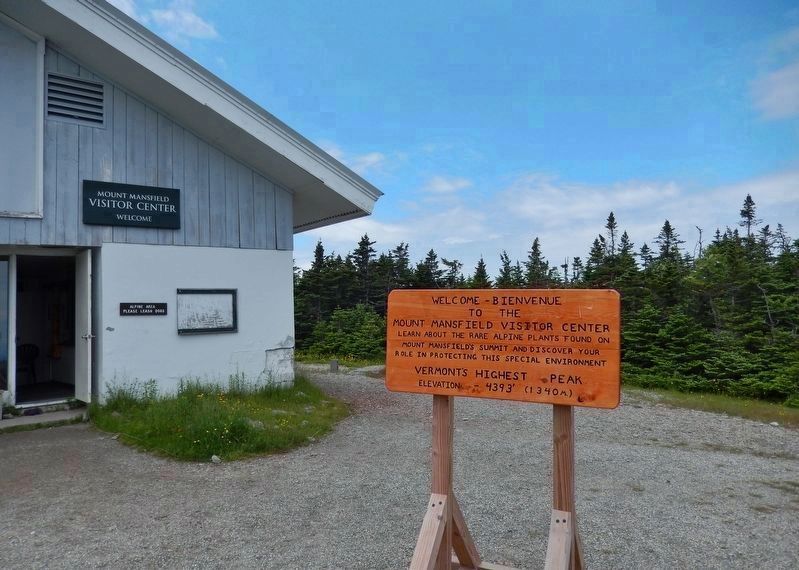 Mount Mansfield Peak Visitor Center image. Click for full size.