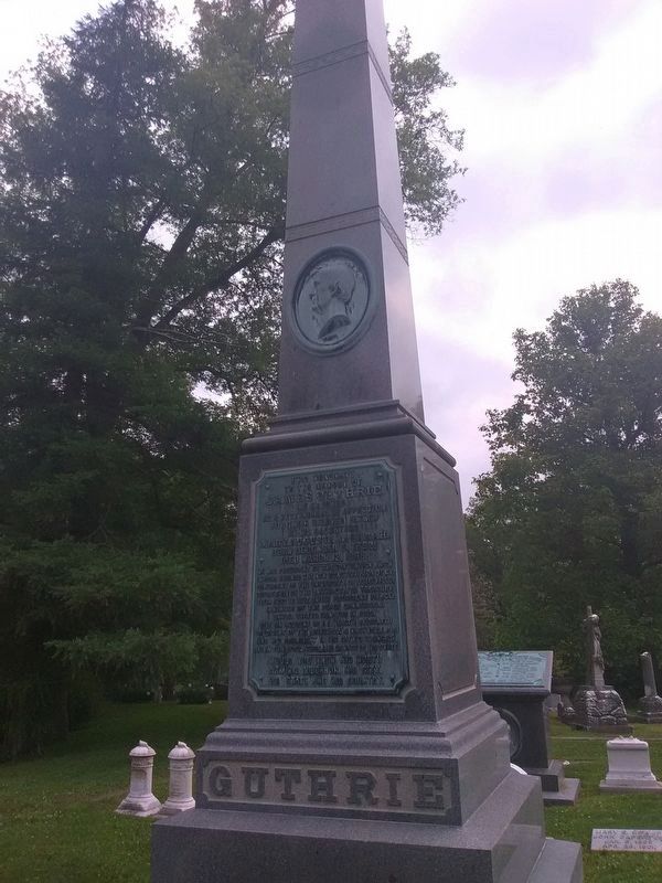 James Guthrie (1792-1869) Gravestone image. Click for full size.