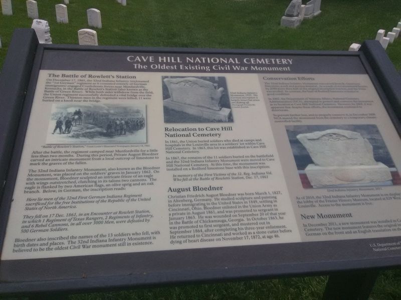 The Oldest Existing Civil War Monument image. Click for full size.