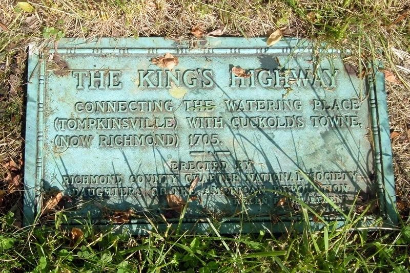 The King�s Highway Marker image. Click for full size.