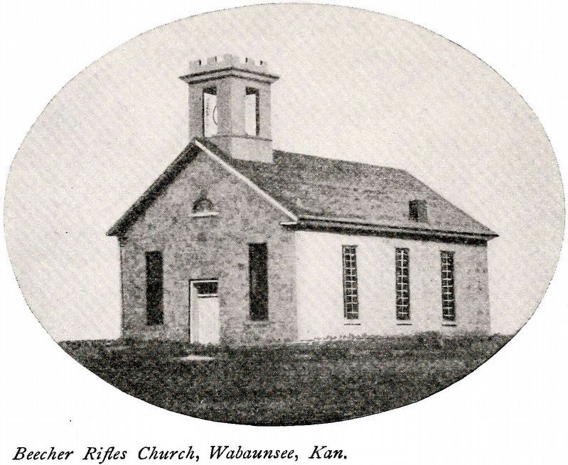 Beecher Rifles Church, Wabaunsee, Kan. image. Click for full size.