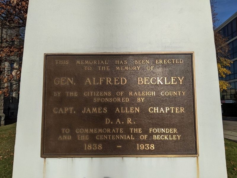 Gen. Alfred Beckley Marker image. Click for full size.