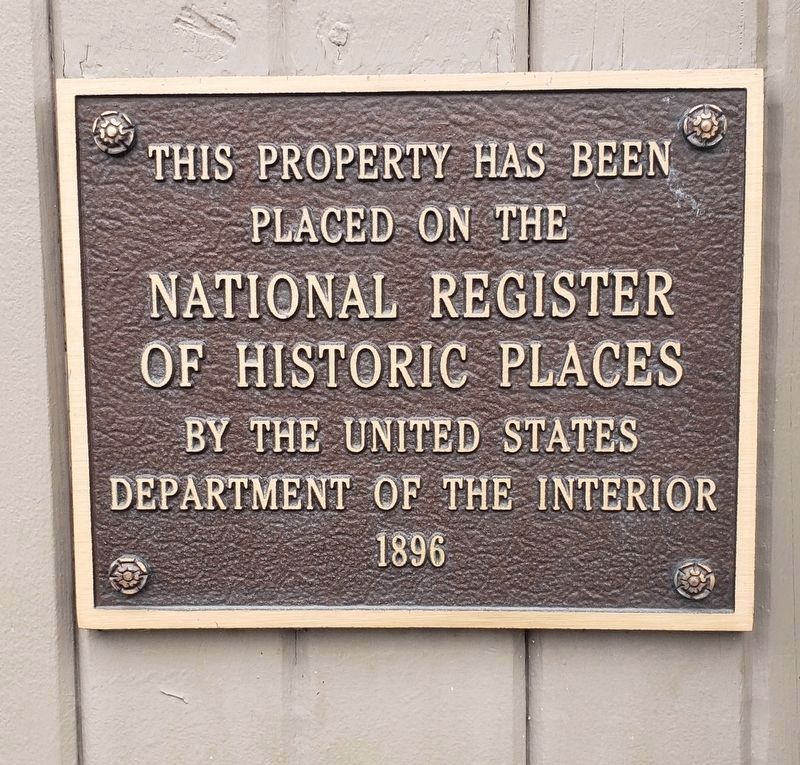 Plate Displayed At Entrance To The Building image. Click for full size.