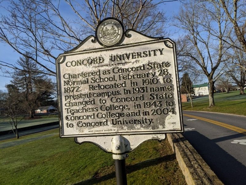 Concord University Marker image. Click for full size.