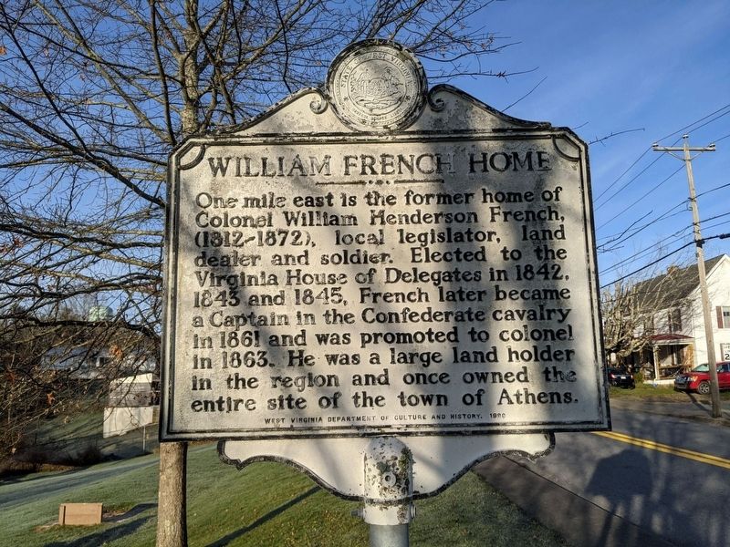 William French Home Marker image. Click for full size.