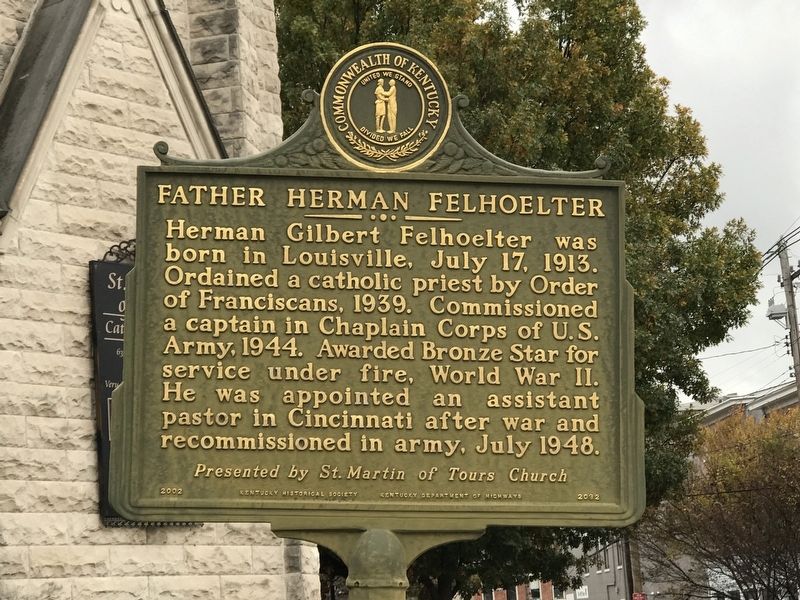 Father Herman Felhoelter Marker image. Click for full size.