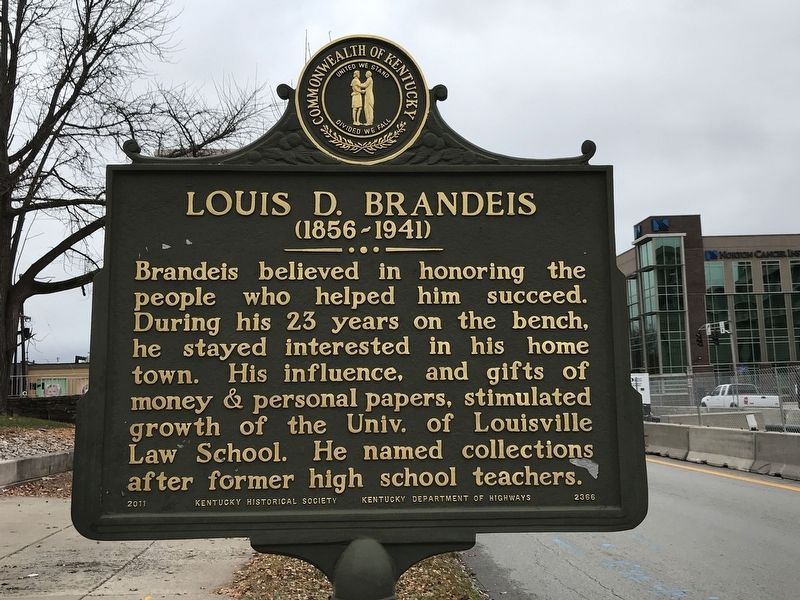 Louis Brandeis History - Item # VAREVCHISL035EC967