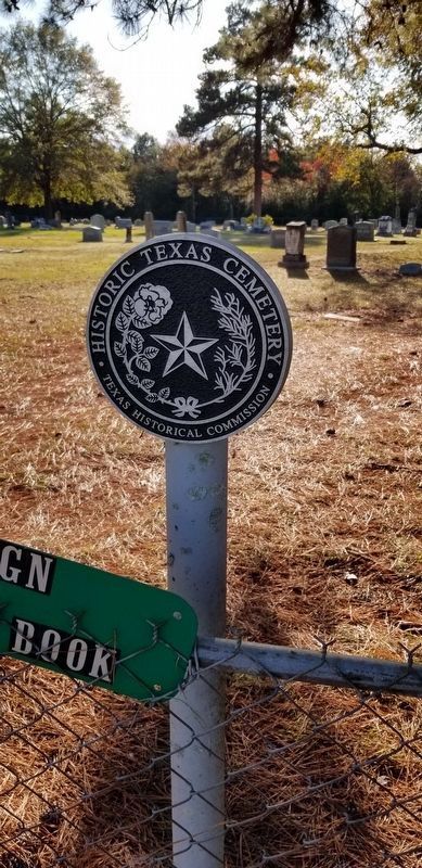 The Historic Cemetery Medallion #17104 image. Click for full size.