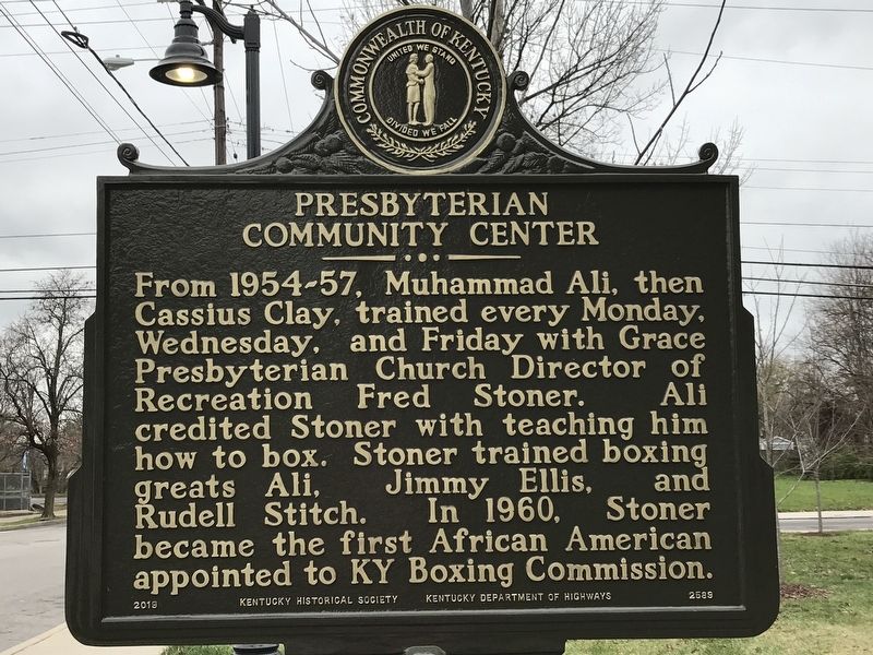 Presbyterian Community Center Marker (Side B) image. Click for full size.