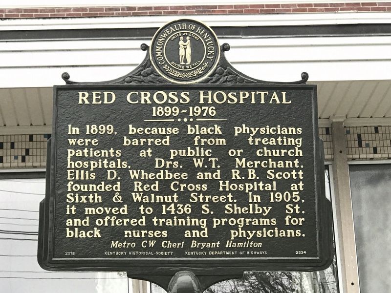 Red Cross Hospital Marker (Side A) image. Click for full size.