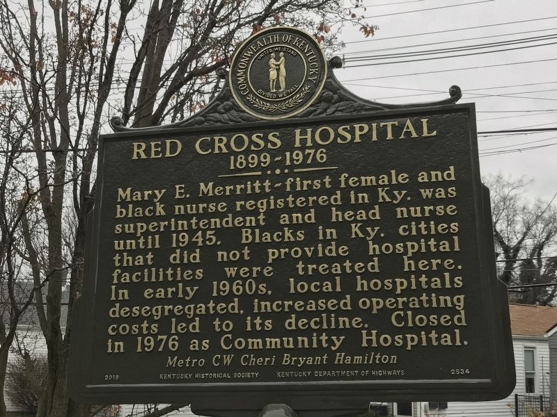 Red Cross Hospital Marker (Side B) image. Click for full size.