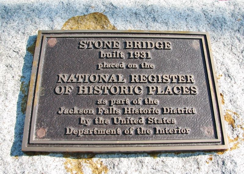 Stone Bridge Marker image. Click for more information.