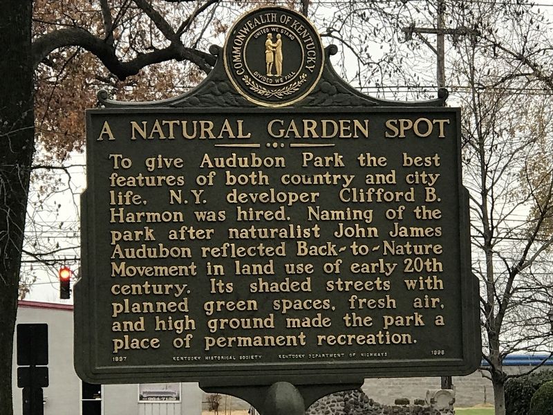 A Natural Garden Spot Marker. Click for full size. A Natural Garden Spot Marker image. Click for full size.