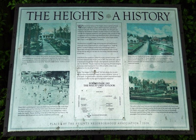 The Heights � A History Marker image. Click for full size.
