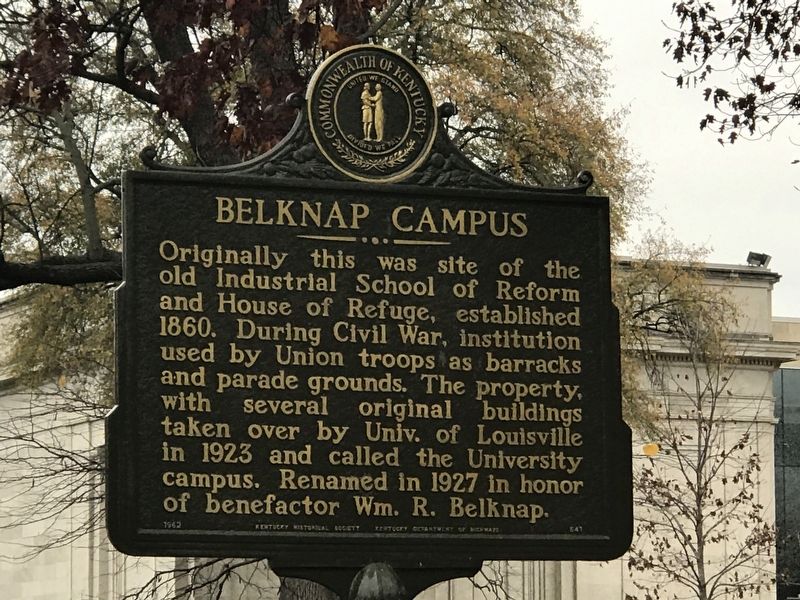 Belknap Campus Marker image. Click for full size.