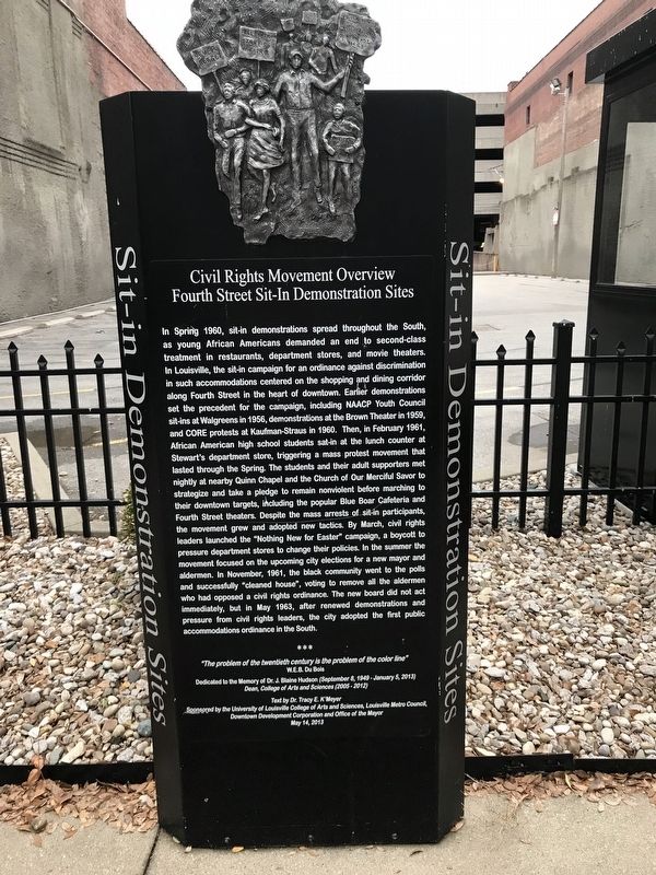 Civil Rights Movement Overview - Fourth Street Sit-In Demonstration Sites Marker image. Click for full size.