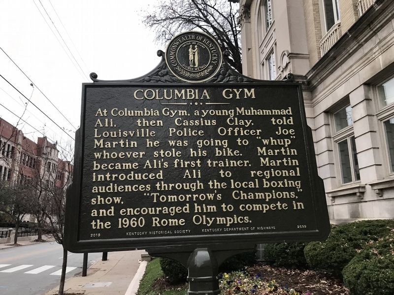 Columbia Gym Marker (Side B) image. Click for full size.