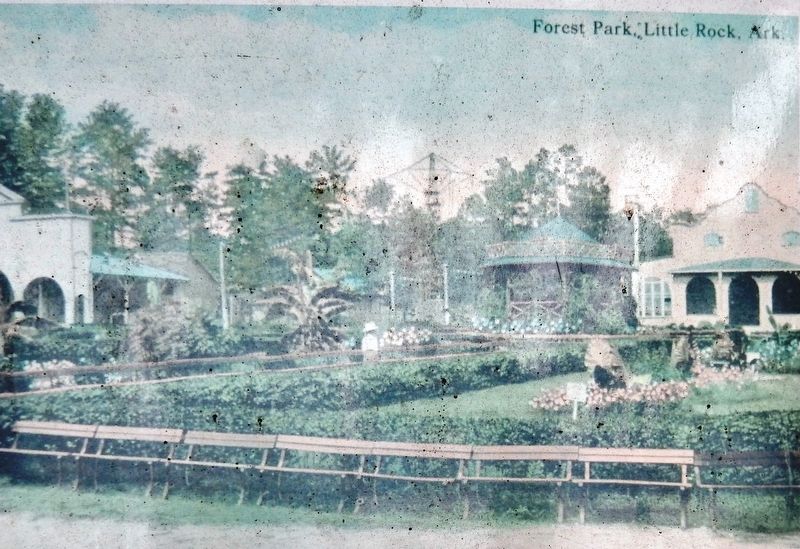 Marker detail: Forest Park Pavilion image. Click for full size.