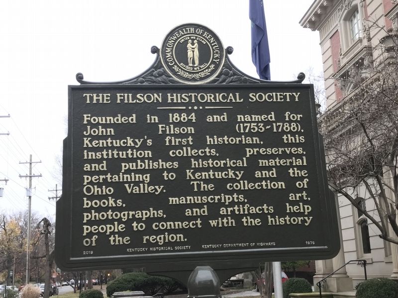The Filson Historical Society Marker image. Click for full size.