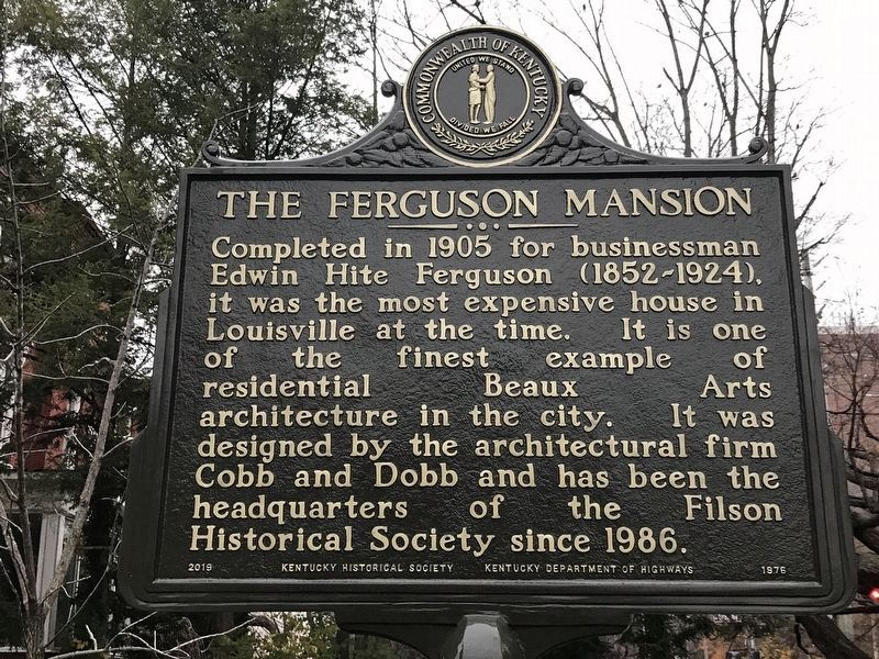 The Ferguson Mansion Marker image. Click for full size.