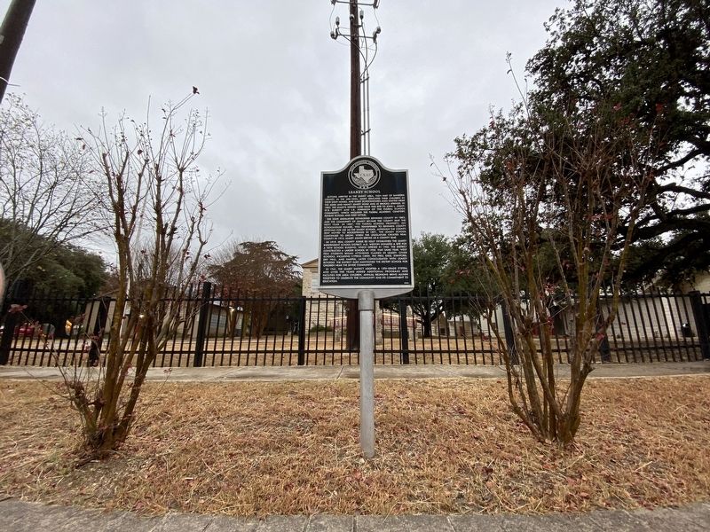 Leakey School Marker. Click for full size. Leakey School Marker image. Click for full size.