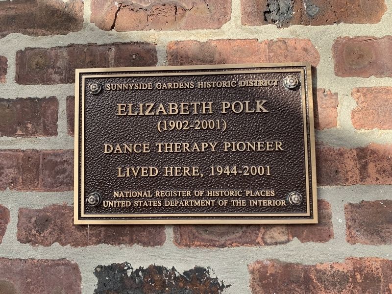 Elizabeth Polk (1902-2001) Marker image. Click for full size.