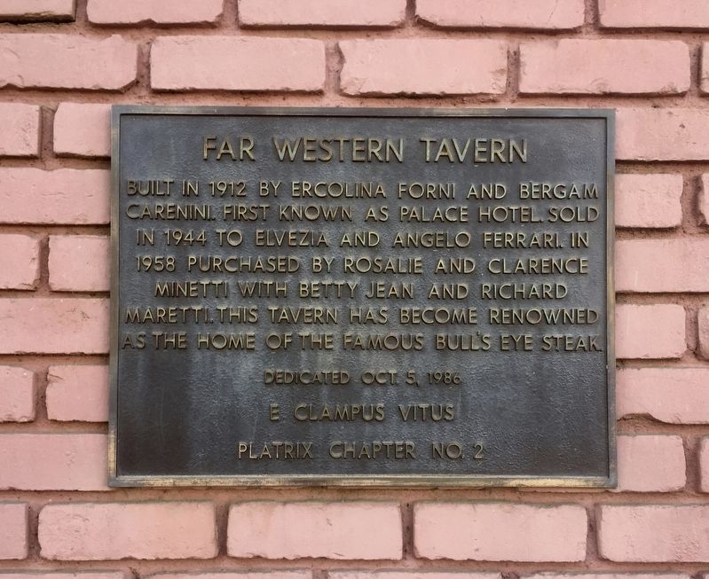 Far Western Tavern Marker image. Click for full size.