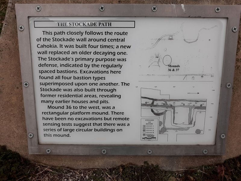 The Stockade Path Marker image. Click for full size.