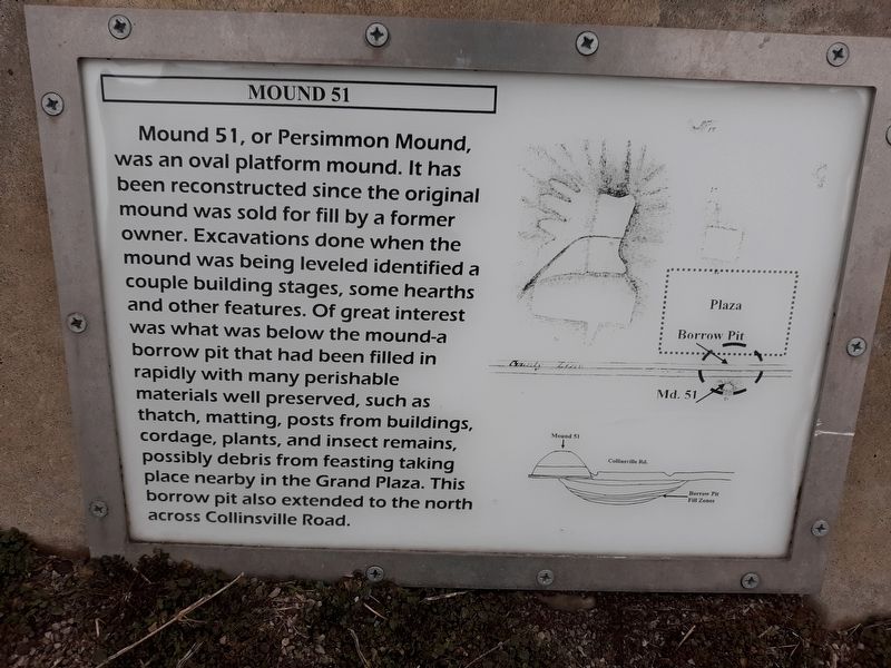 Mound 51 Marker image. Click for full size.