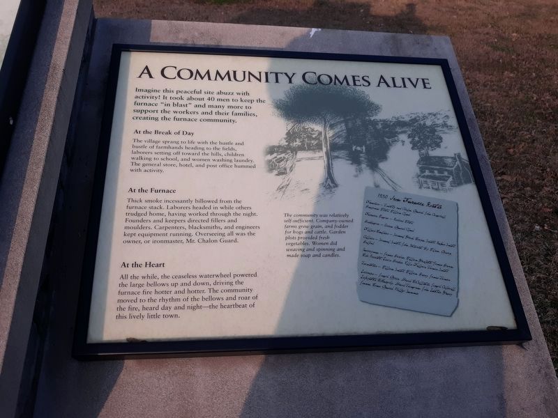 A Community Comes Alive Marker image. Click for full size.