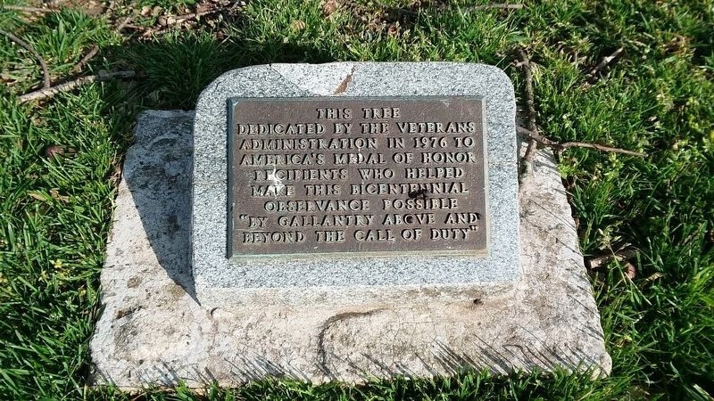 America's Medal Of Honor Memorial Tree Marker image. Click for full size.
